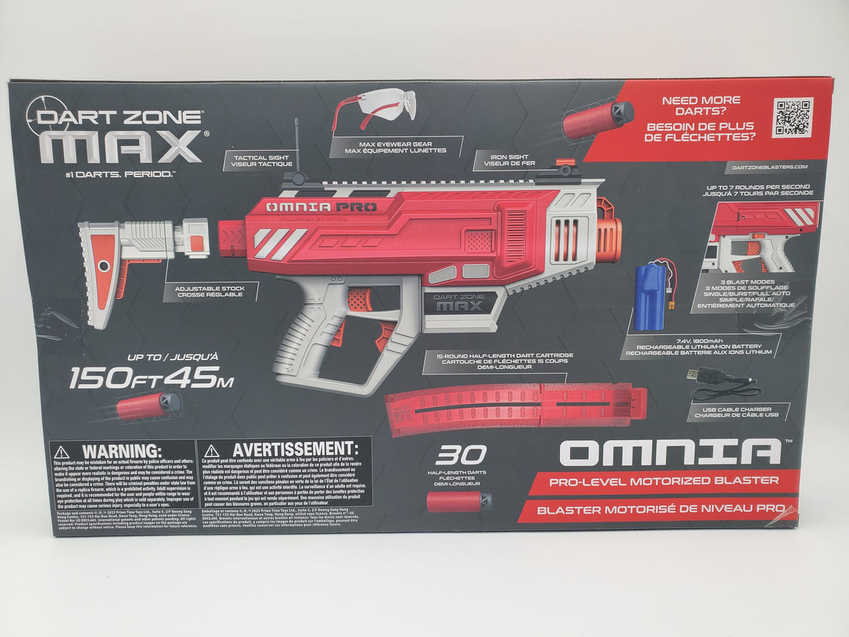 Dart Zone Max Omnia Pro (Gen 2 Red)