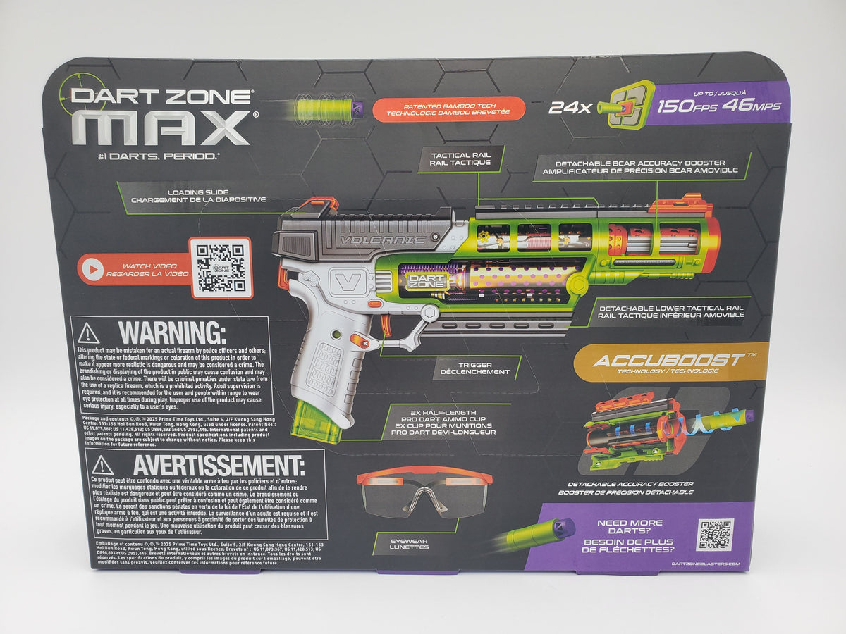 Dart Zone Max Nitroshot+ Volcanic Pro