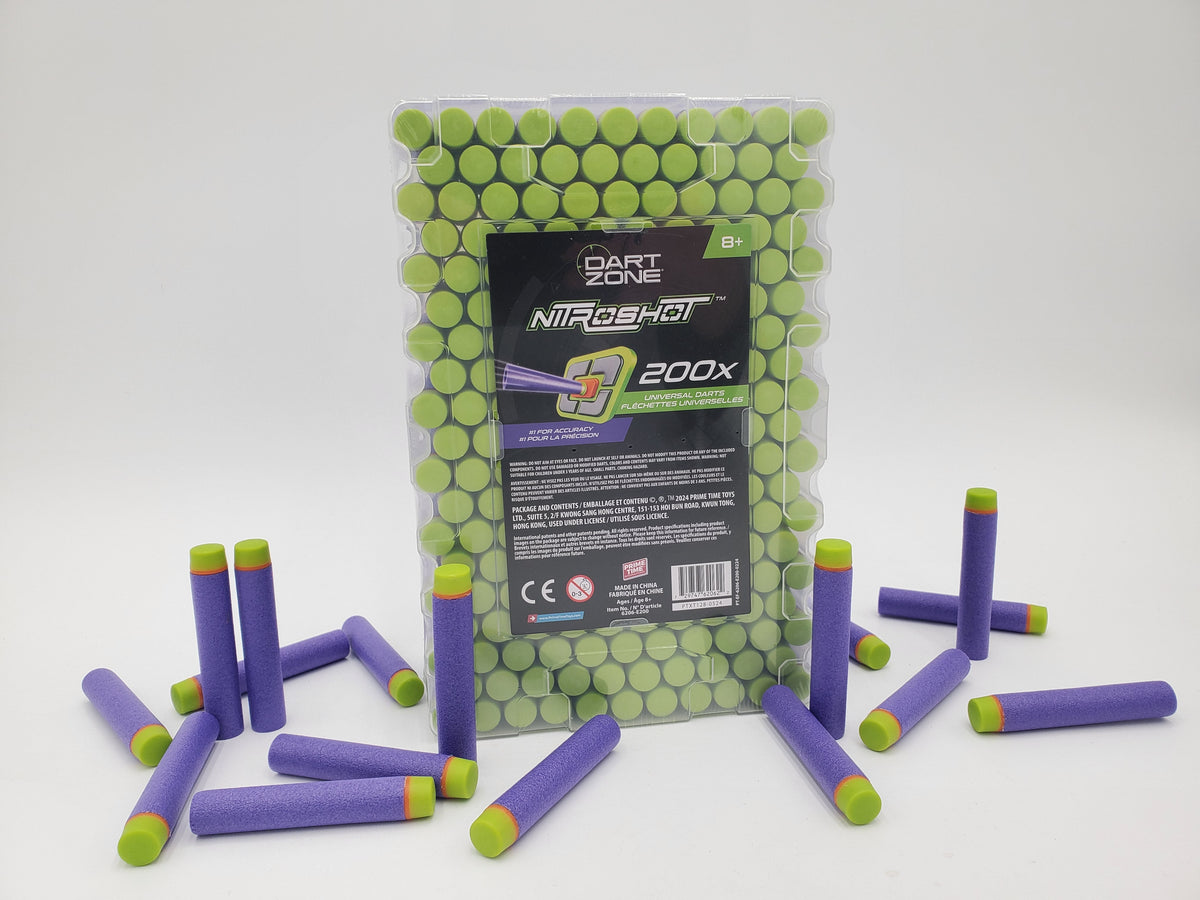 Dart Zone Full-Length Nitroshot 200 Refill Pack